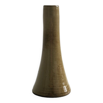 Stoneware soliflore vase.