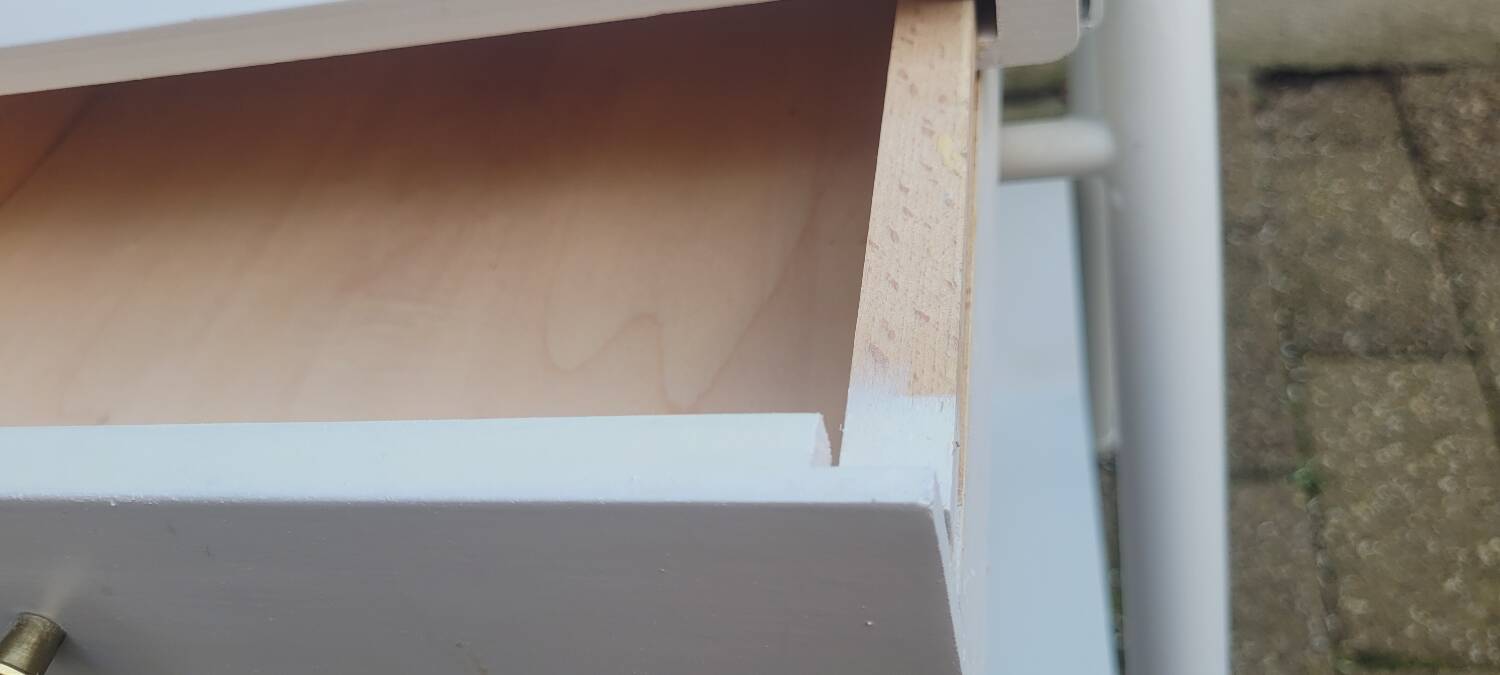 50s boarding school bedside table