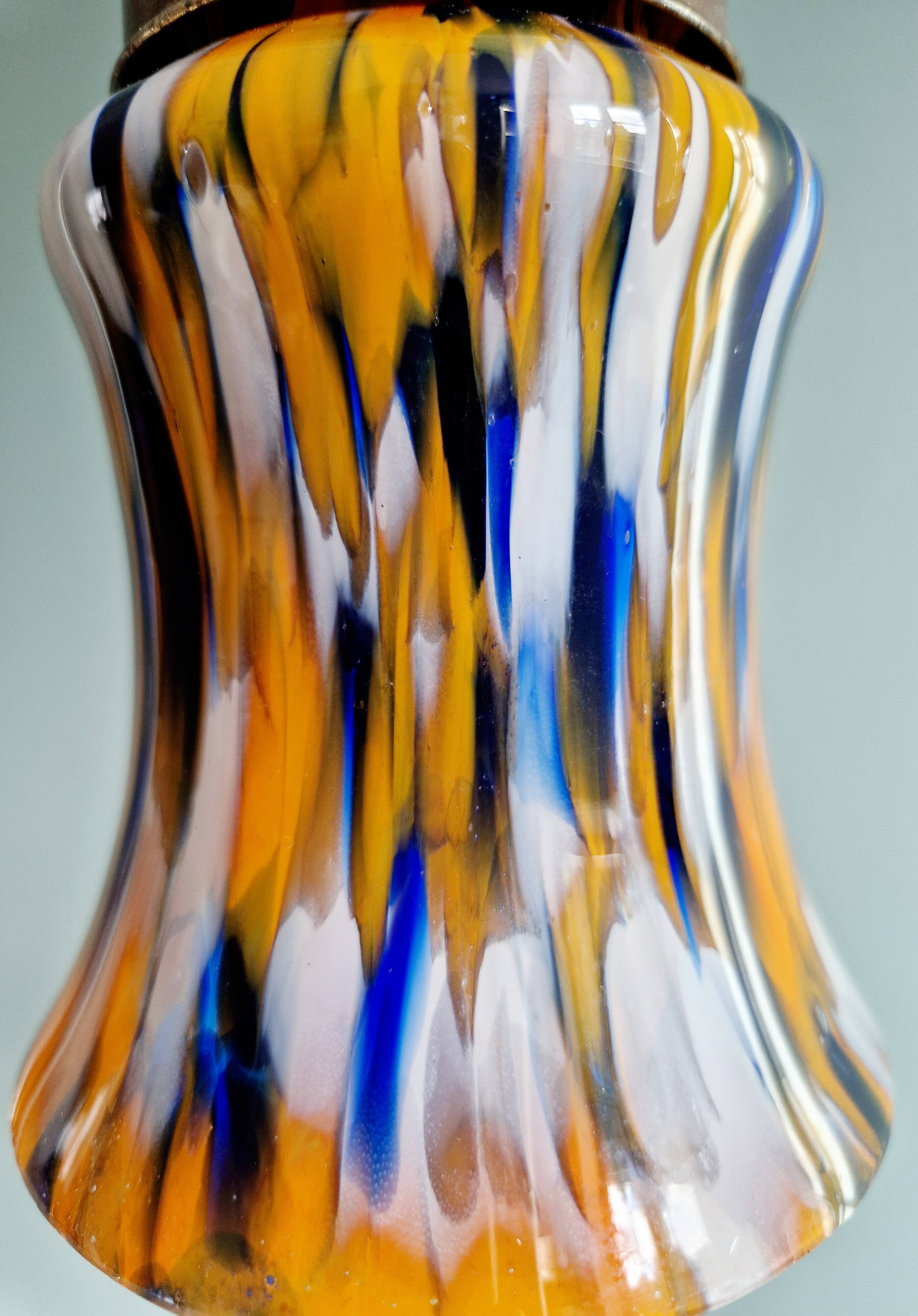 Murano glass pendant/lamp (4 available), Mid-century