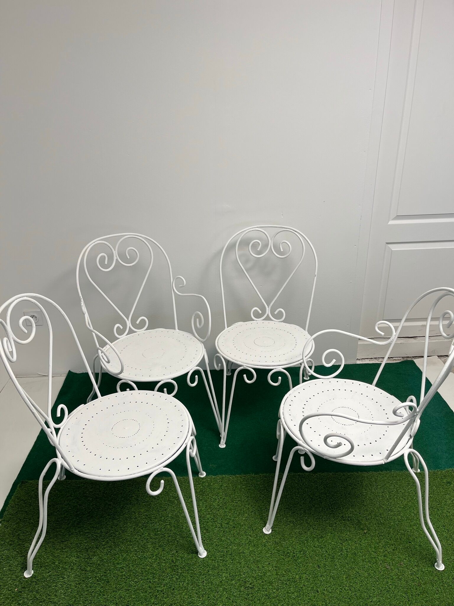 Garden furniture wrought iron year 50-60