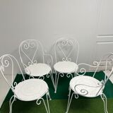 Garden furniture wrought iron year 50-60