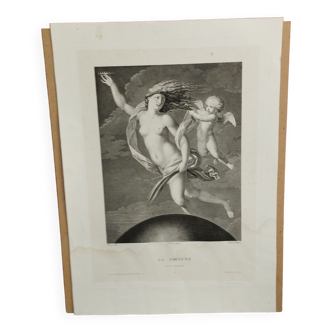 Reproduction of antique prints : La Fortune - Italian school