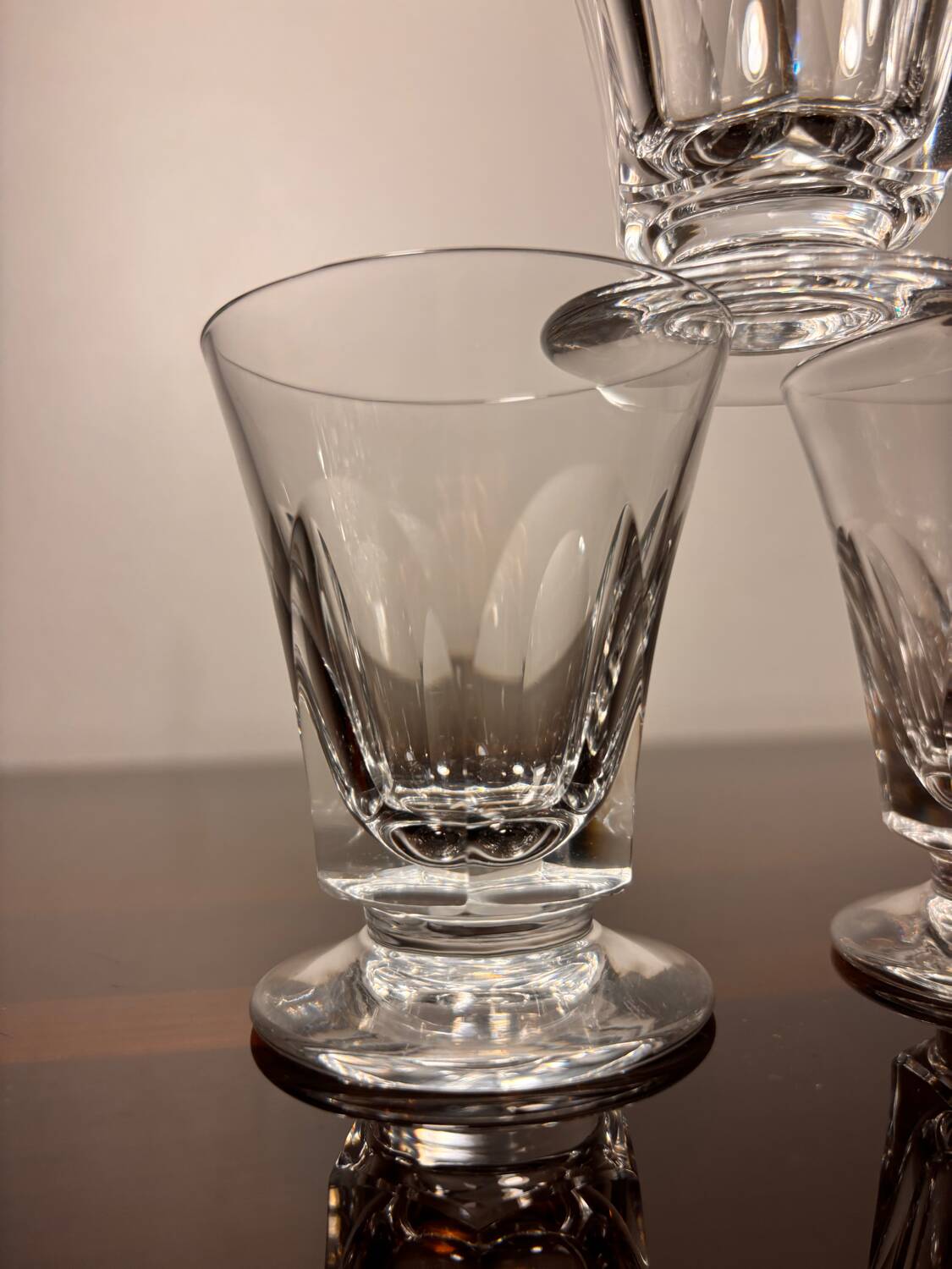 6 Sèvres crystal glasses