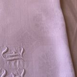 JM monoogram reception tablecloth