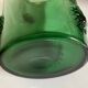 Xxl vase in sun-blown glass italian work empoli 1960