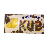 Plaque émaillée bouillon kub signée ed. jean paris