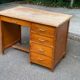 American wooden desk with 5 drawers