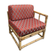 Vintage rattan armchair