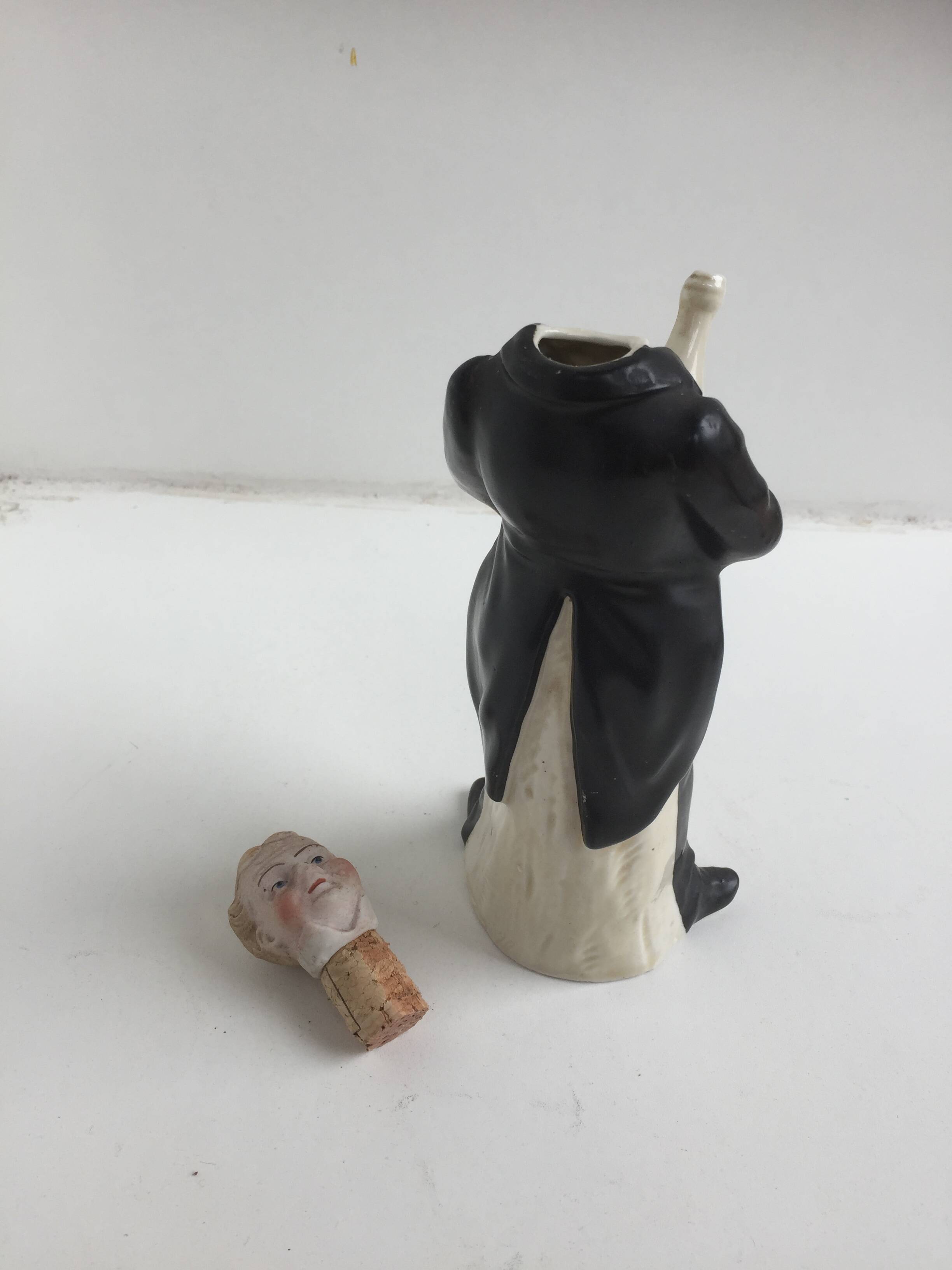 Waiter biscuit liquor bottle