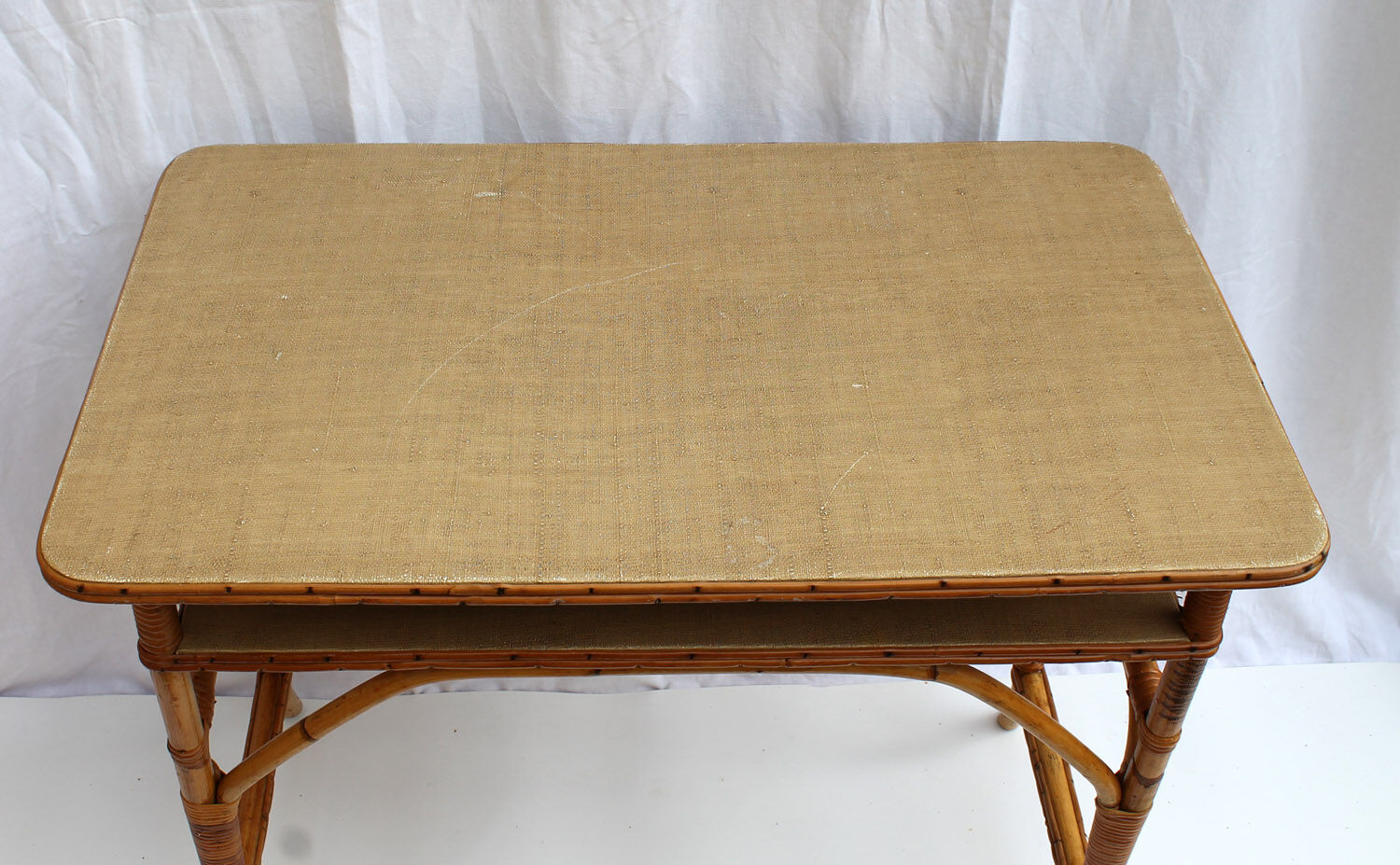 Rattan desk and Chair