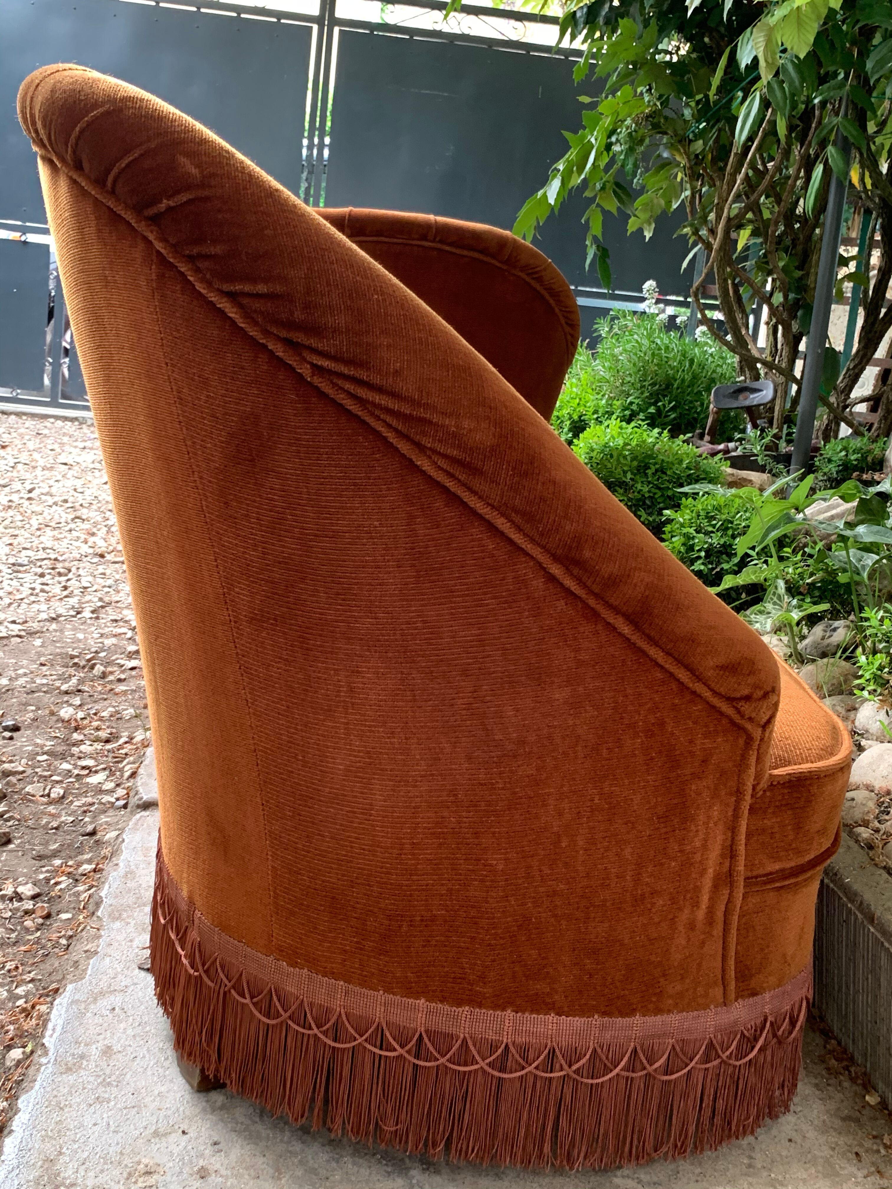 Sofa and chair toad velvet padded velvet