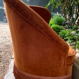 Sofa and chair toad velvet padded velvet