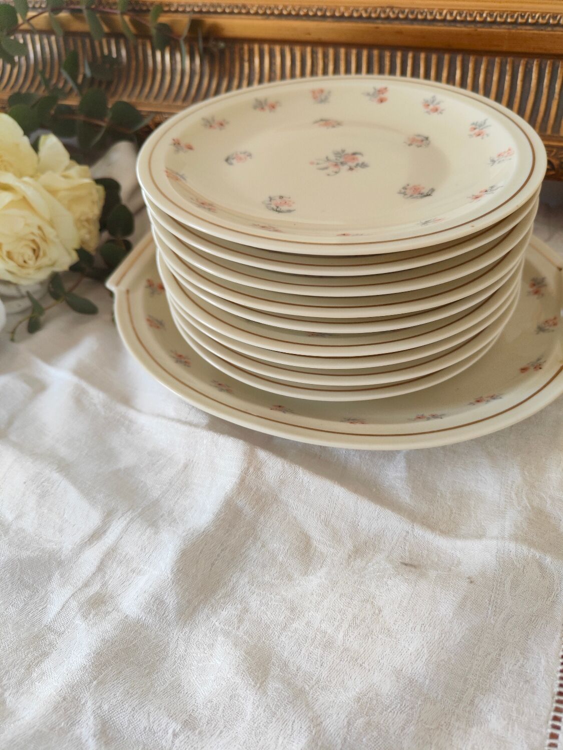 Theodore Haviland porcelain pastry set