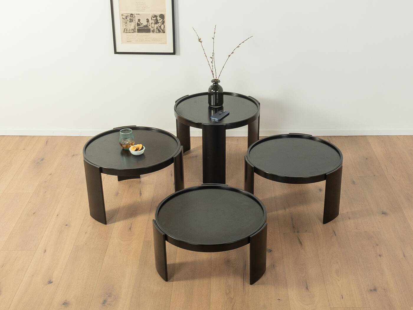 Modell 783 Nesting Tables by Gianfranco Frattini, Cassina