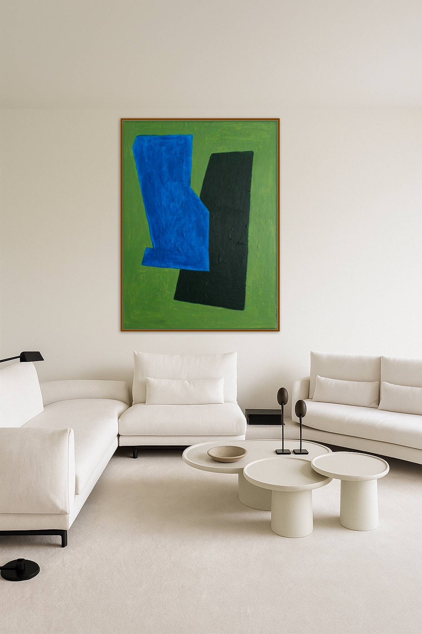 Toile tendue "echoes of balance" signée Bodasca
