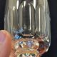 8 flûtes champagne en cristal taillé côtes plates