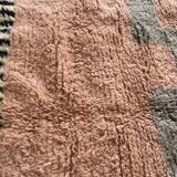 Handmade traditional natural wool rug size 1/2 m