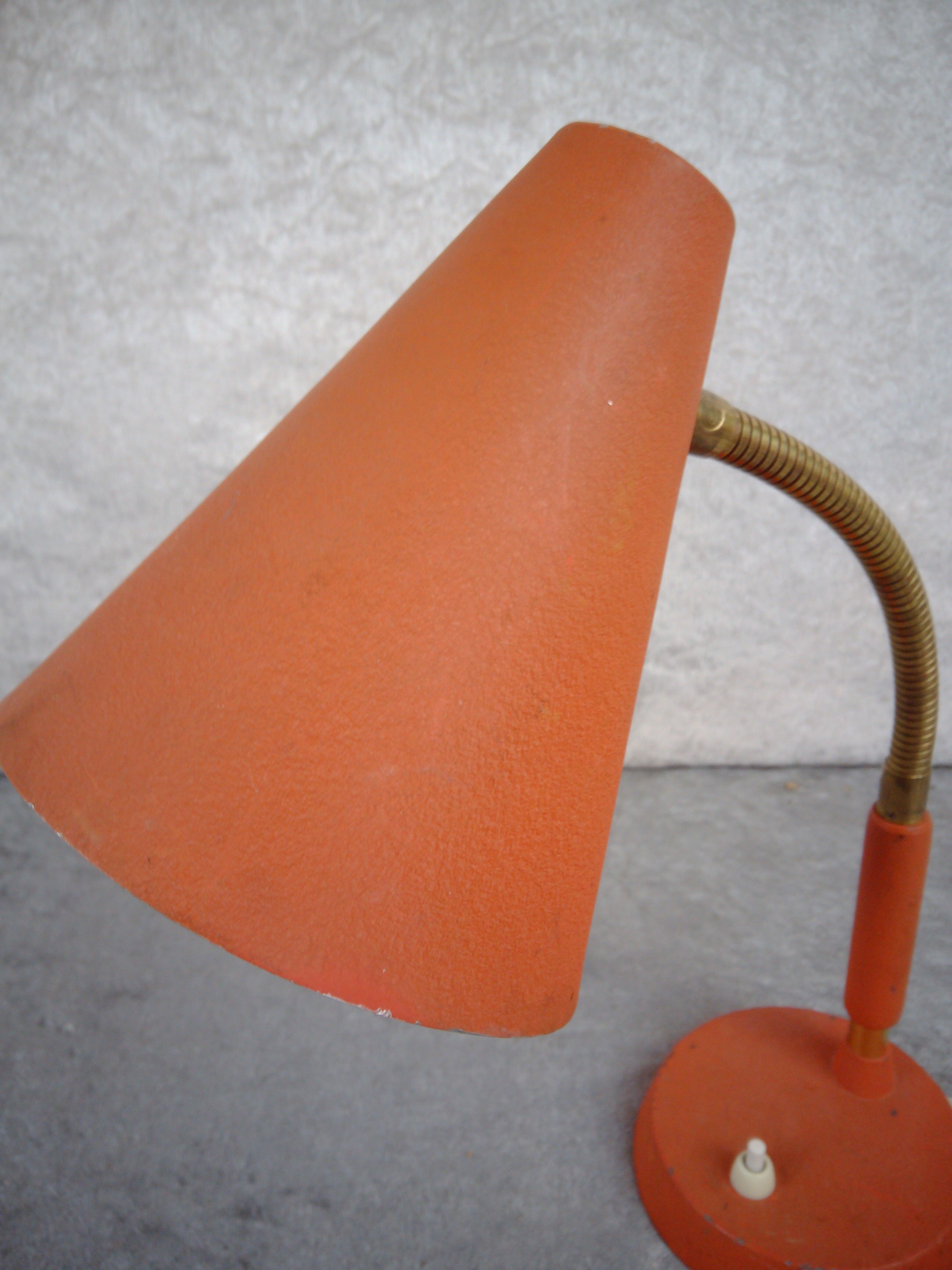 Mid-century industrial desklamp, 1950's.