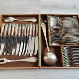 Grande ménagère 12 personnes vintage 51 pièces ARG 008