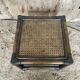 Bamboo Bedside Table + Caned Trays 1960 Vintage #D543