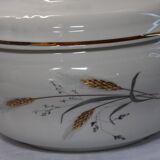 Soupière Légumier Décor épi de blé - Manufacture Royale - Porcelain