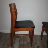 Lot 4 scandinavian chairs from the 60s