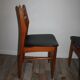 Lot 4 chaises scandinaves des années 60