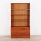 Teak bookshelf, Danish design, 1960s, production: Denmark