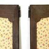 Pair of solid oak cabinet doors