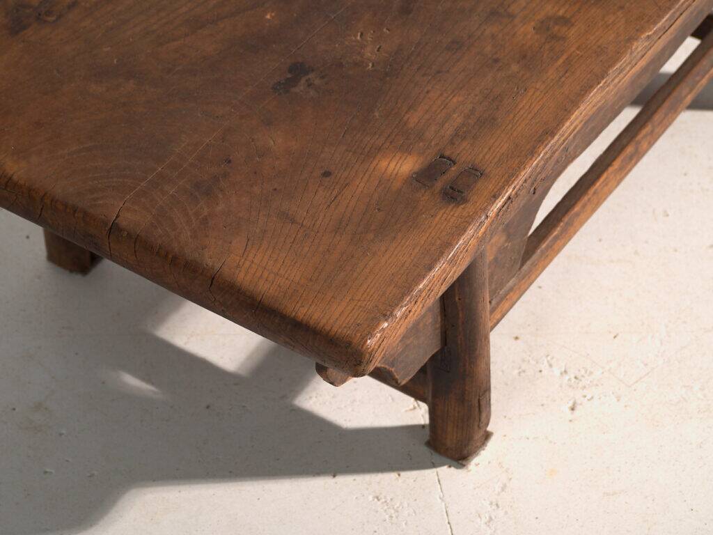 Antique elm wood coffee table – China, circa 1900
