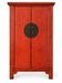 Antique Chinese Red Lacquer Cabinet – Traditional Wedding-Style Cupboard