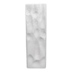 Vase en porcelaine blanc mat à relief style Op Art, Martin Freyer, Rosenthal Allemagne, années 1960