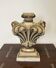 Decorative Element in Carved Wood on a Carrara Marble Base, Baroque I