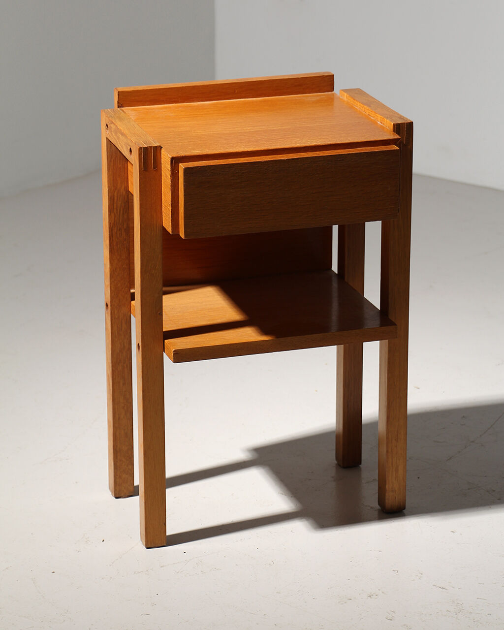 Vintage modernist bedside table