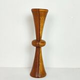 Wooden candle holder