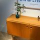 Vintage Scandinavian buffet in golden oak "Thyra"