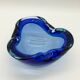 Grand cendrier "Azur" en verre Murano, Italie 1960s