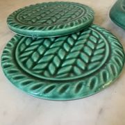 Ensemble de 3 dessous de plat en céramique de Vallauris
