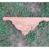 Wooden cabinet fronton