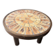 Roger Capron Vallauris vintage herbarium ceramic coffee table