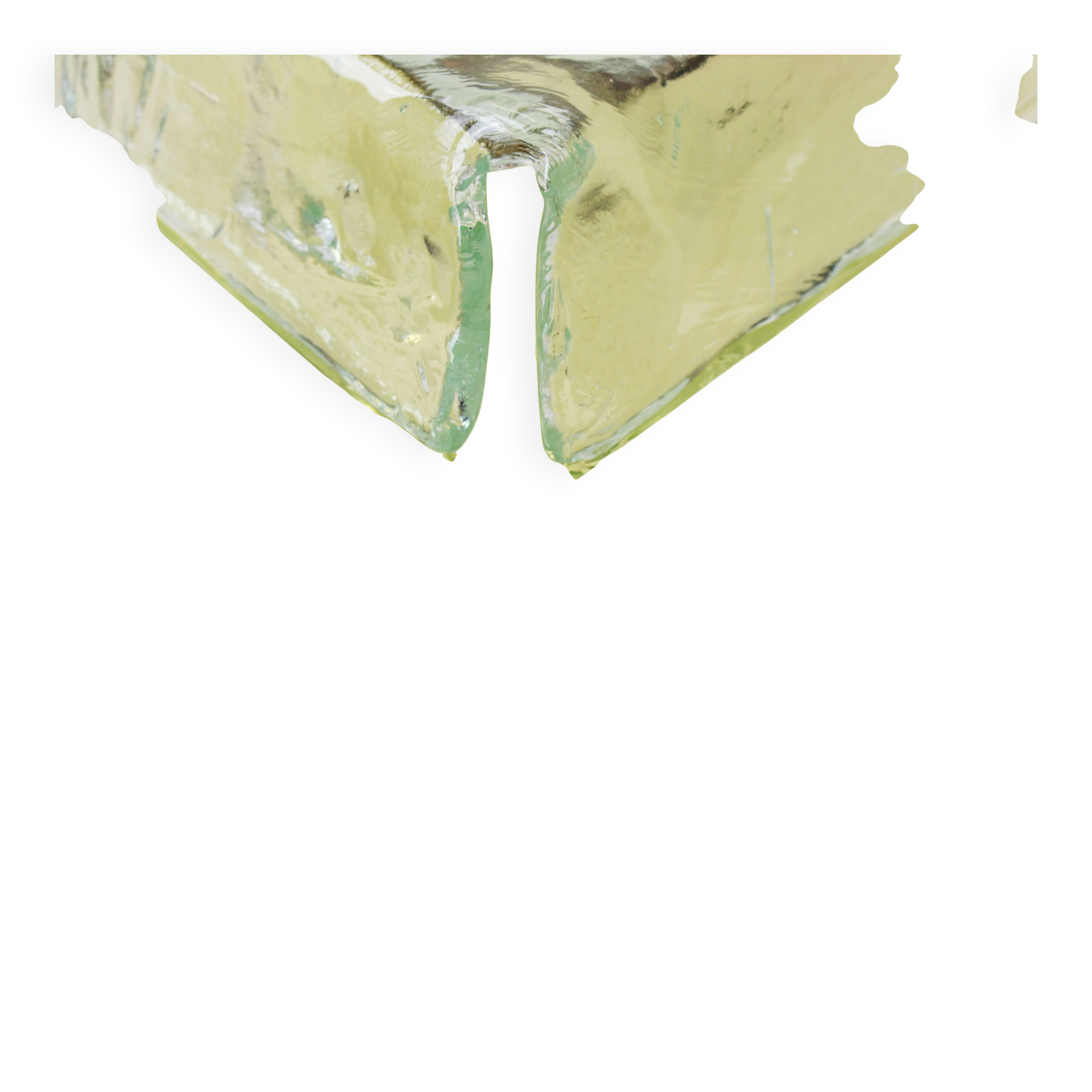 Square ceiling light Kalmar in organic Murano glass, Austria, 1960s.