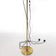 Golden metal floor lamp 70s