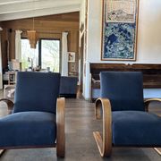 Vintage 1950s armchair inspired by Alvar Aalto, Set of 2
