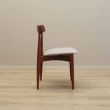 Set of four teak chairs, Danish design, 1960s, designer: H.W. Klein