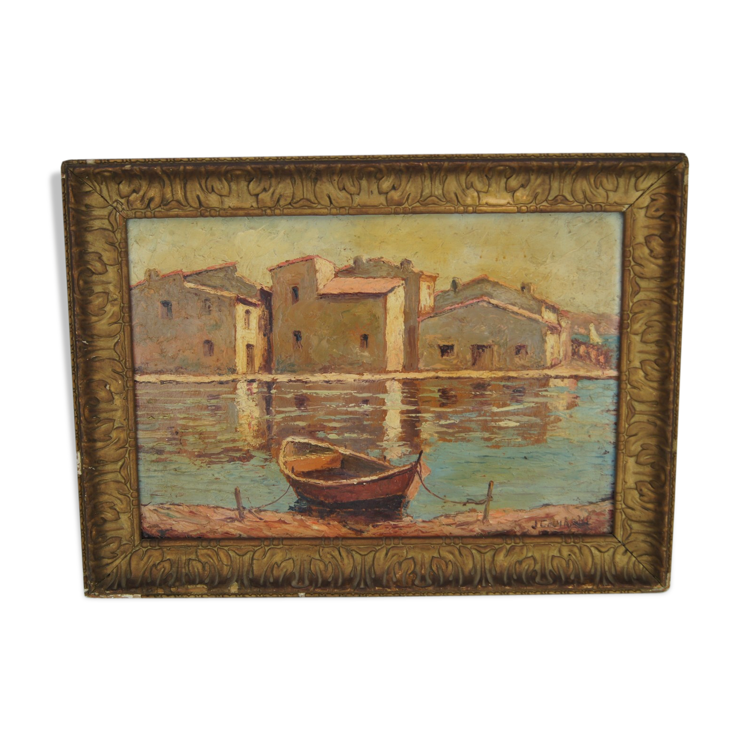 20th oil on panel, signed