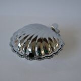 Shell pocket in silver metal from the 60s and 70s