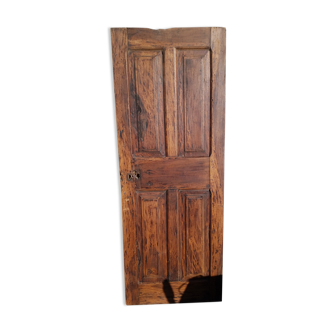 Old walnut door