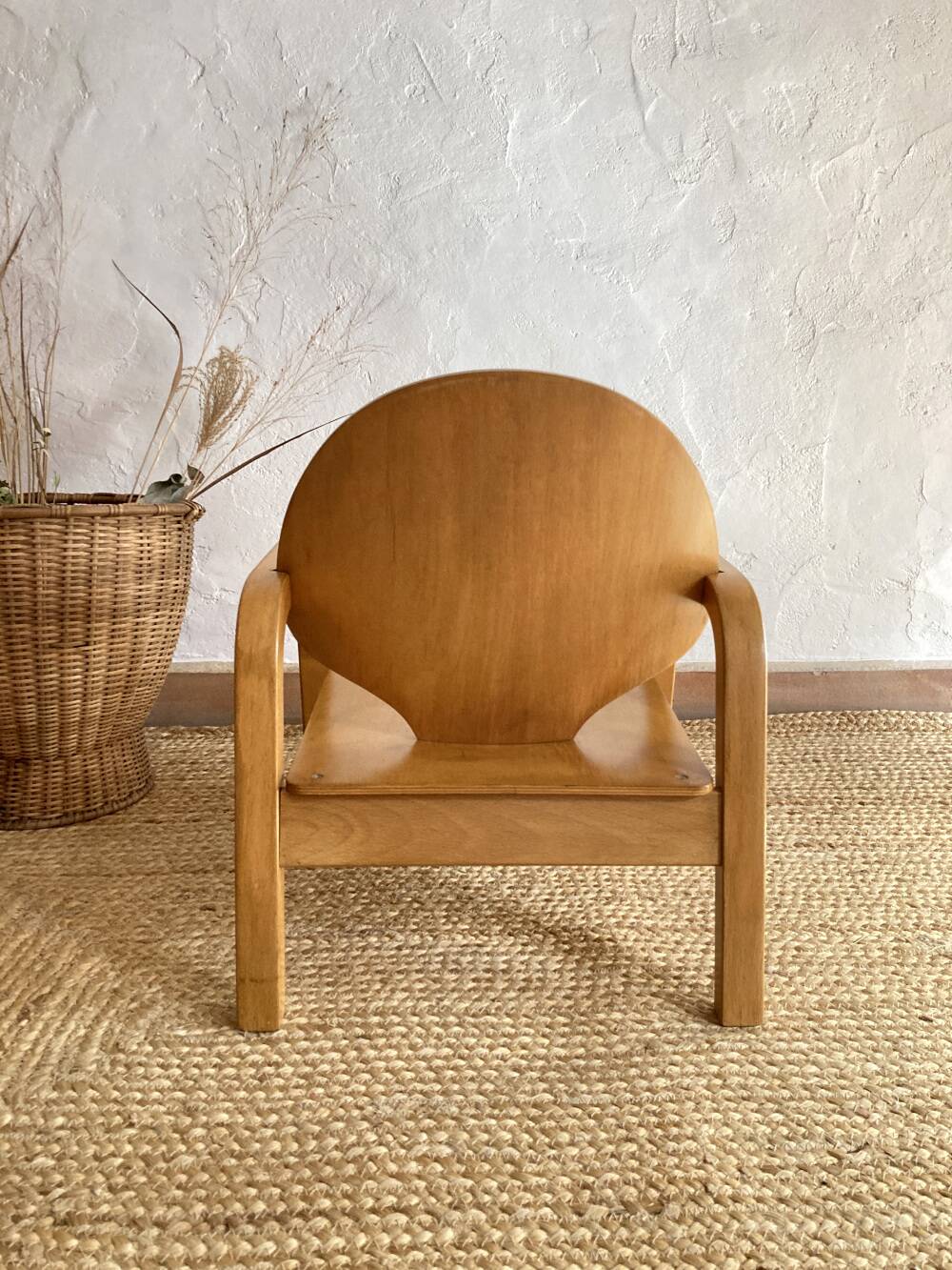 Scandinavian style wooden children's chair
