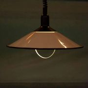 1970s Swedish minimalist Scandinavian suspension lamp with a pull switch.