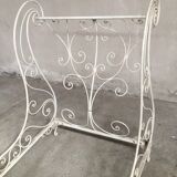 Bed former romantic wrought iron 1900